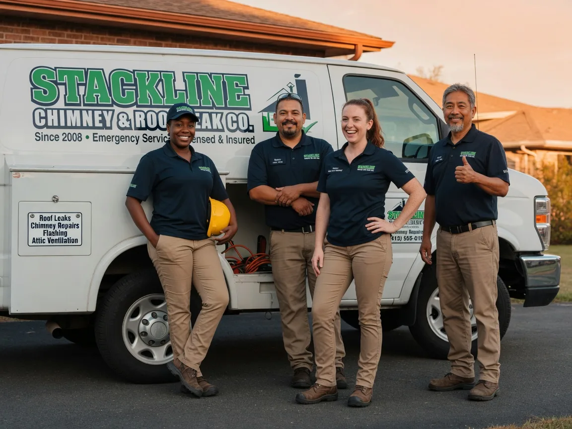 Chimney flashing repair company in Warren, OR